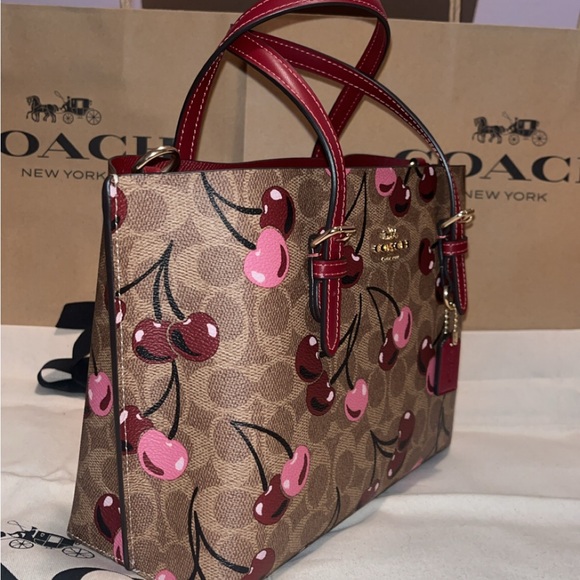 Coach Cherry Print Tote Bag - Retail $378 - Picture 2 of 7